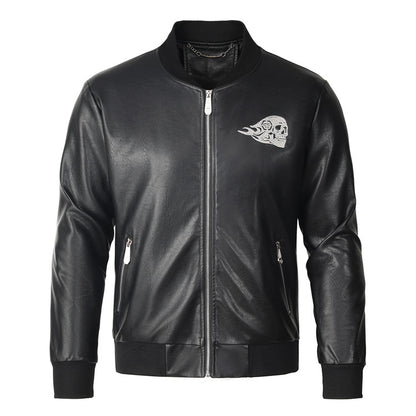 New-PP 6985 Padded leather jacket