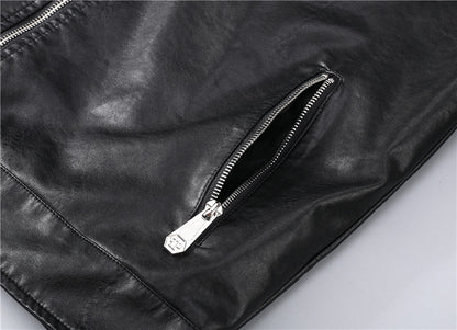 New-PP 6981 Padded leather jacket