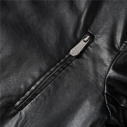 New-PP 6982 Padded leather jacket