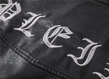 New-PP 6980 Padded leather jacket