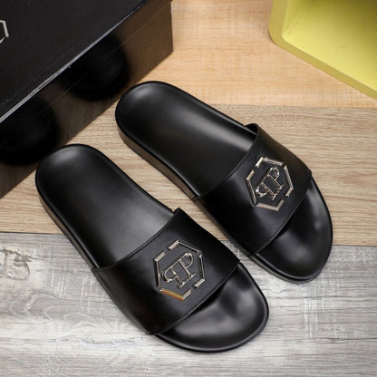 New-PP Leather slippers