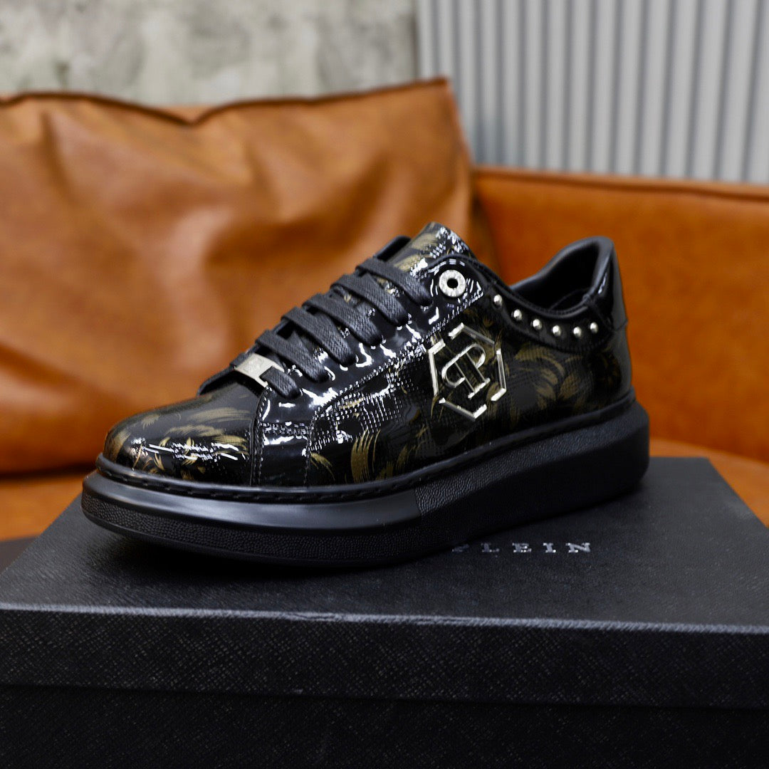 New-PP Leather casual shoes