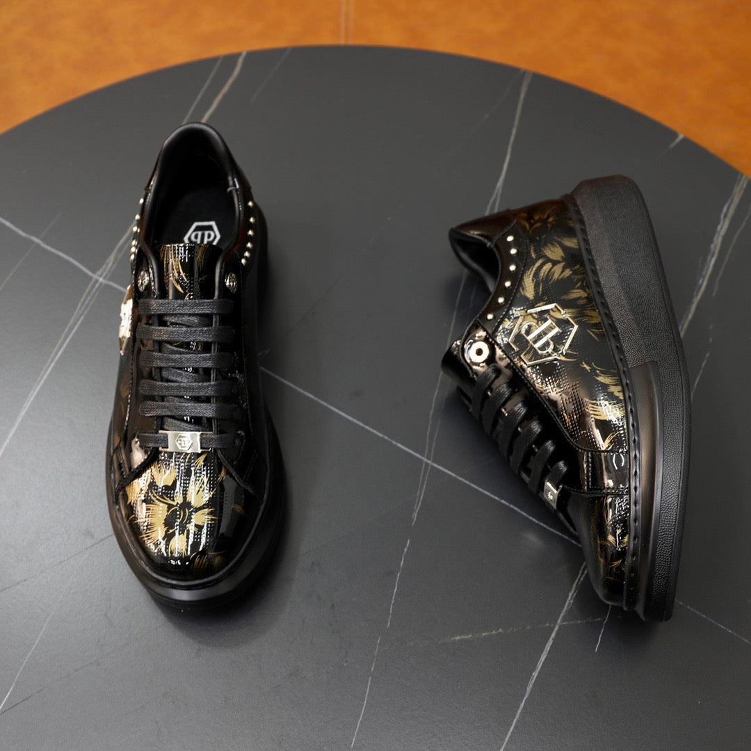 New-PP Leather casual shoes