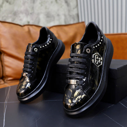 New-PP Leather casual shoes