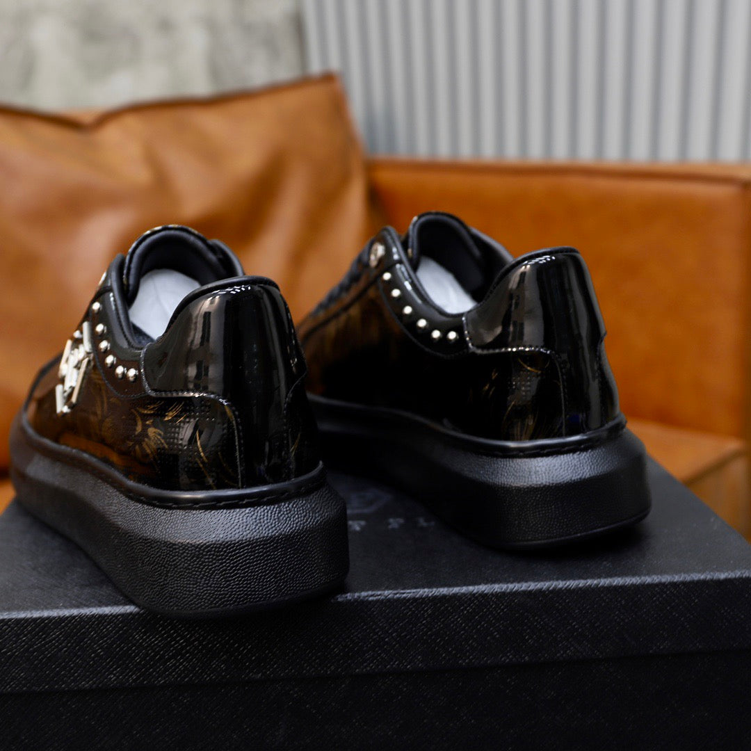 New-PP Leather casual shoes