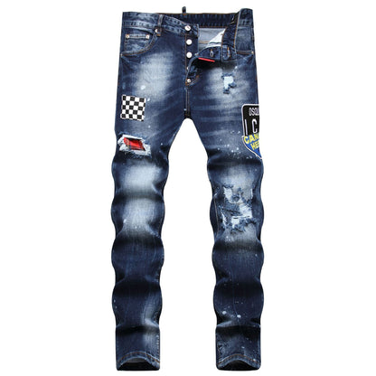 NEW-Blue skinny club jeans