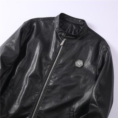 New-PP 6980 Padded leather jacket
