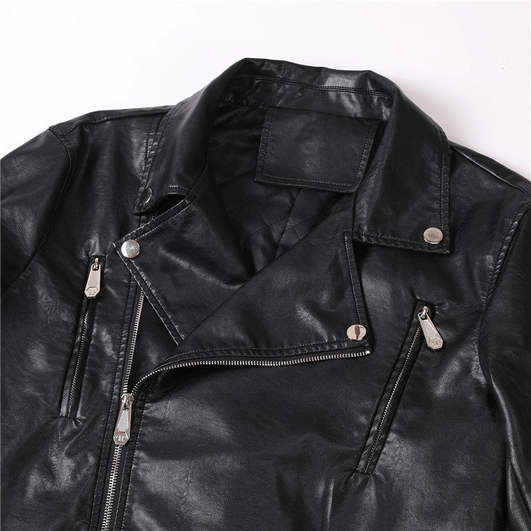 New-PP 6982 Padded leather jacket
