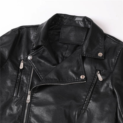 New-PP 6982 Padded leather jacket
