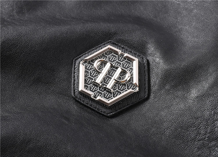 New-PP 6980 Padded leather jacket