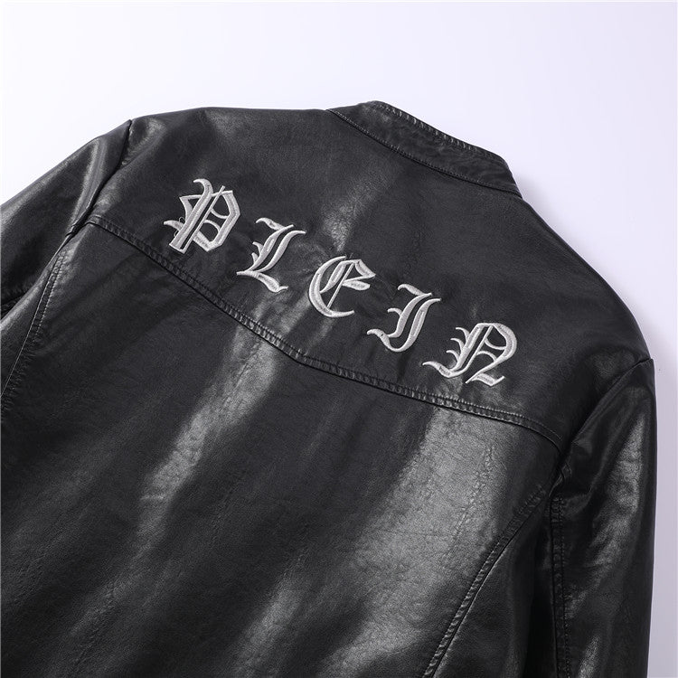 New-PP 6980 Padded leather jacket
