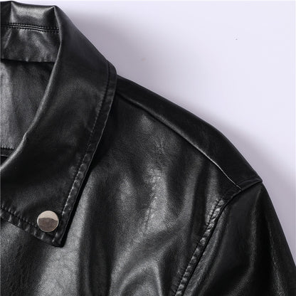 New-PP 6982 Padded leather jacket